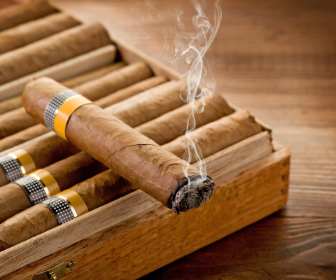Das Cuban Cigar Cohiba Wallpaper 480x400