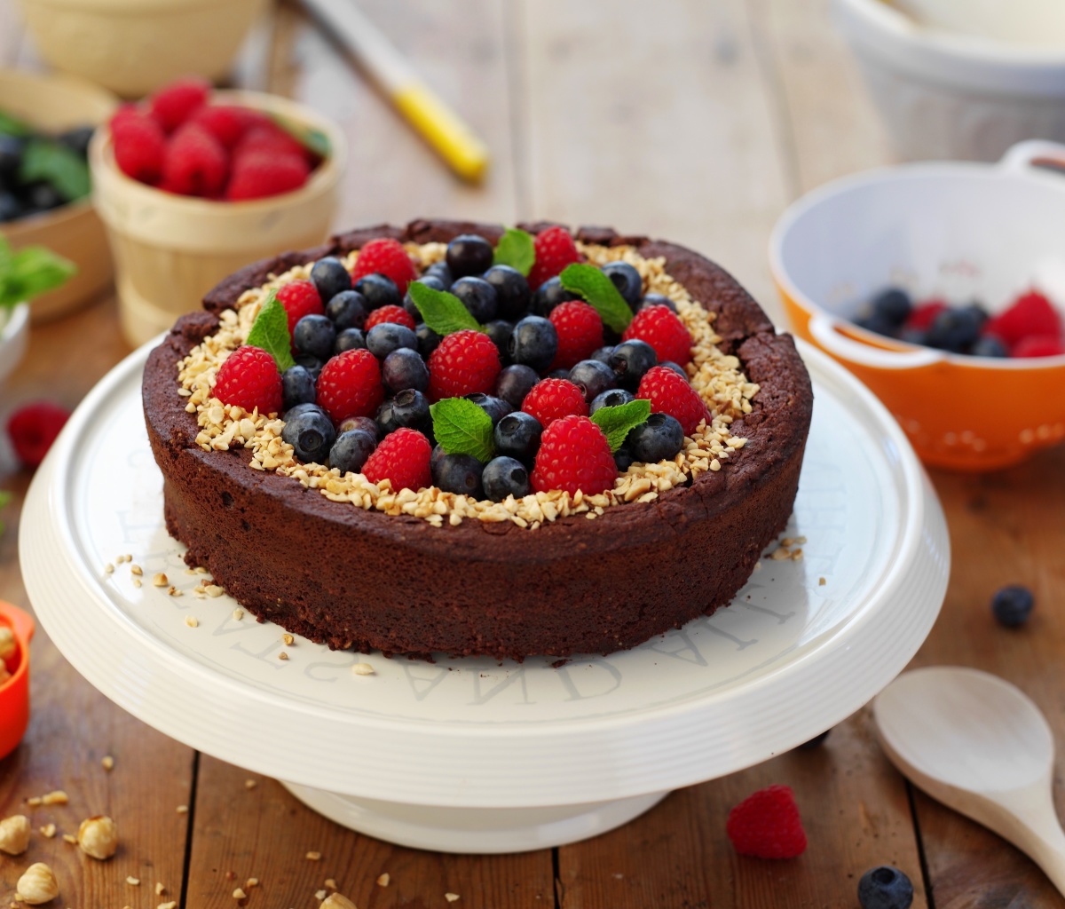 Sfondi Berries Cake 1200x1024