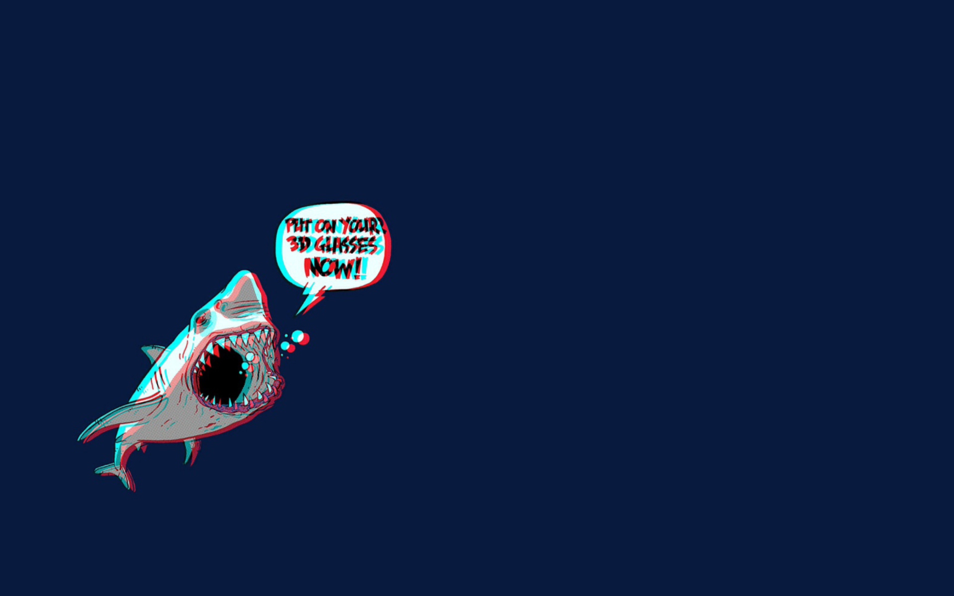 Screenshot №1 pro téma 3D Shark 1920x1200