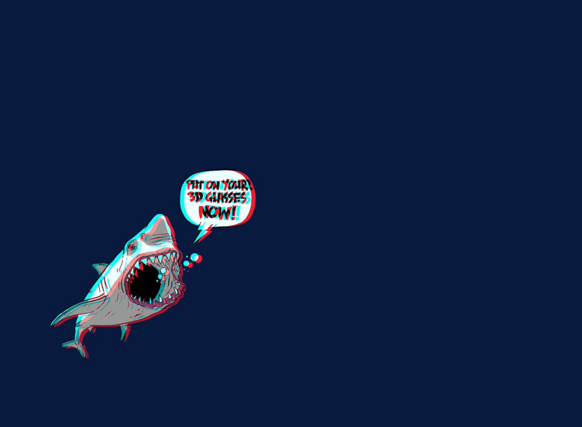 Screenshot №1 pro téma 3D Shark 1920x1408