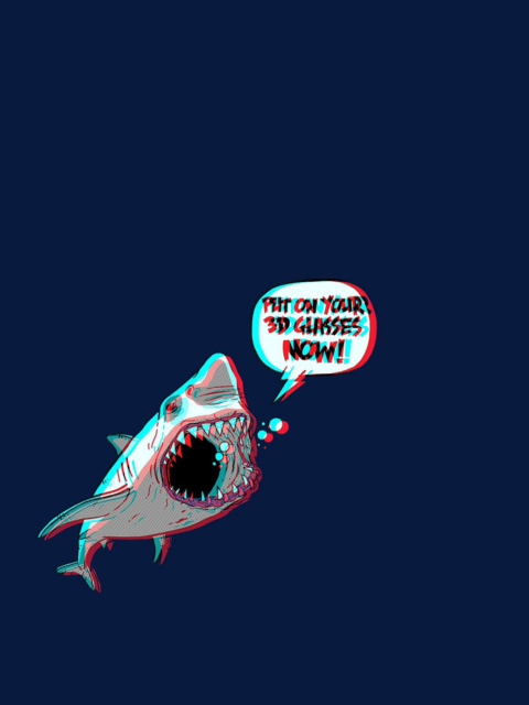 3D Shark screenshot #1 480x640