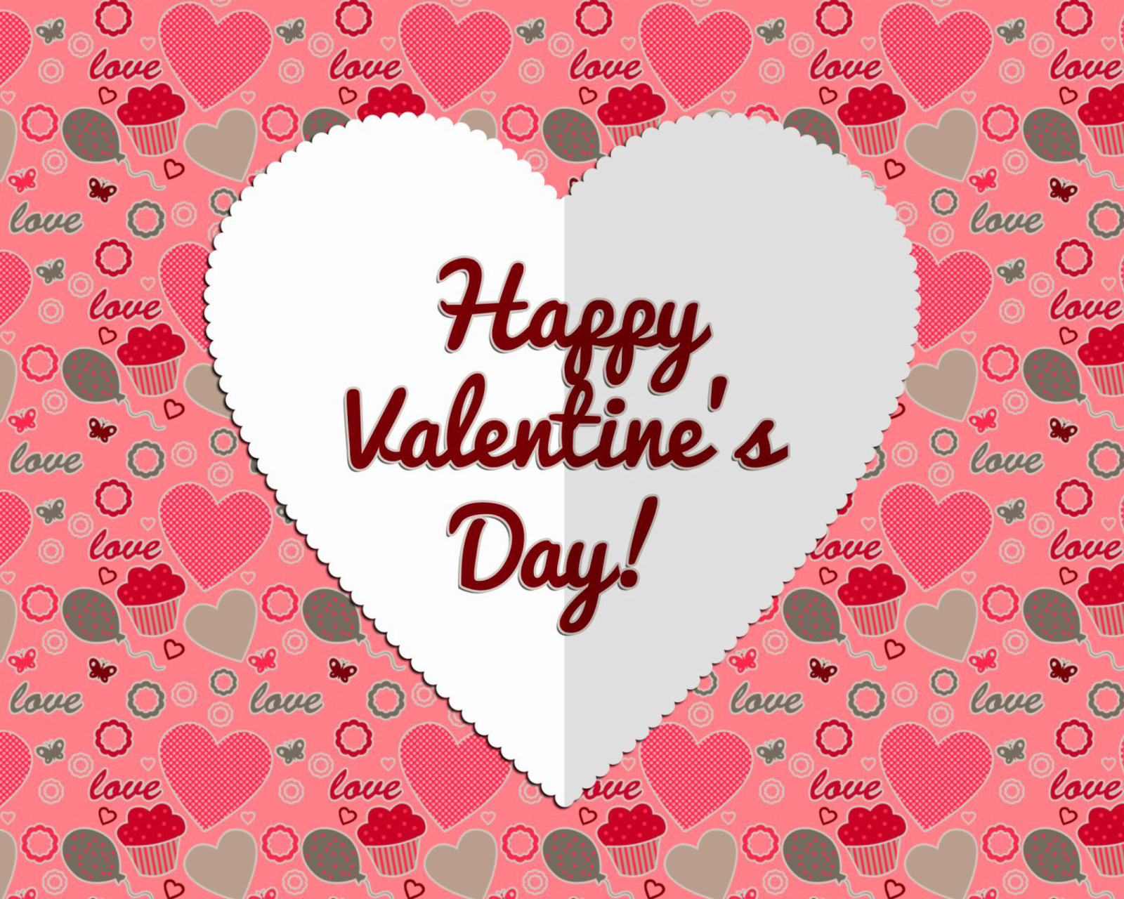 Sfondi Happy Valentine Day Greeting 1600x1280