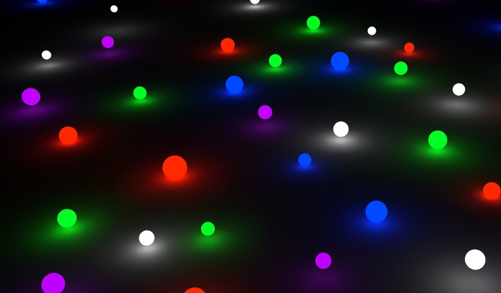 Screenshot №1 pro téma Glow Marbles 1024x600