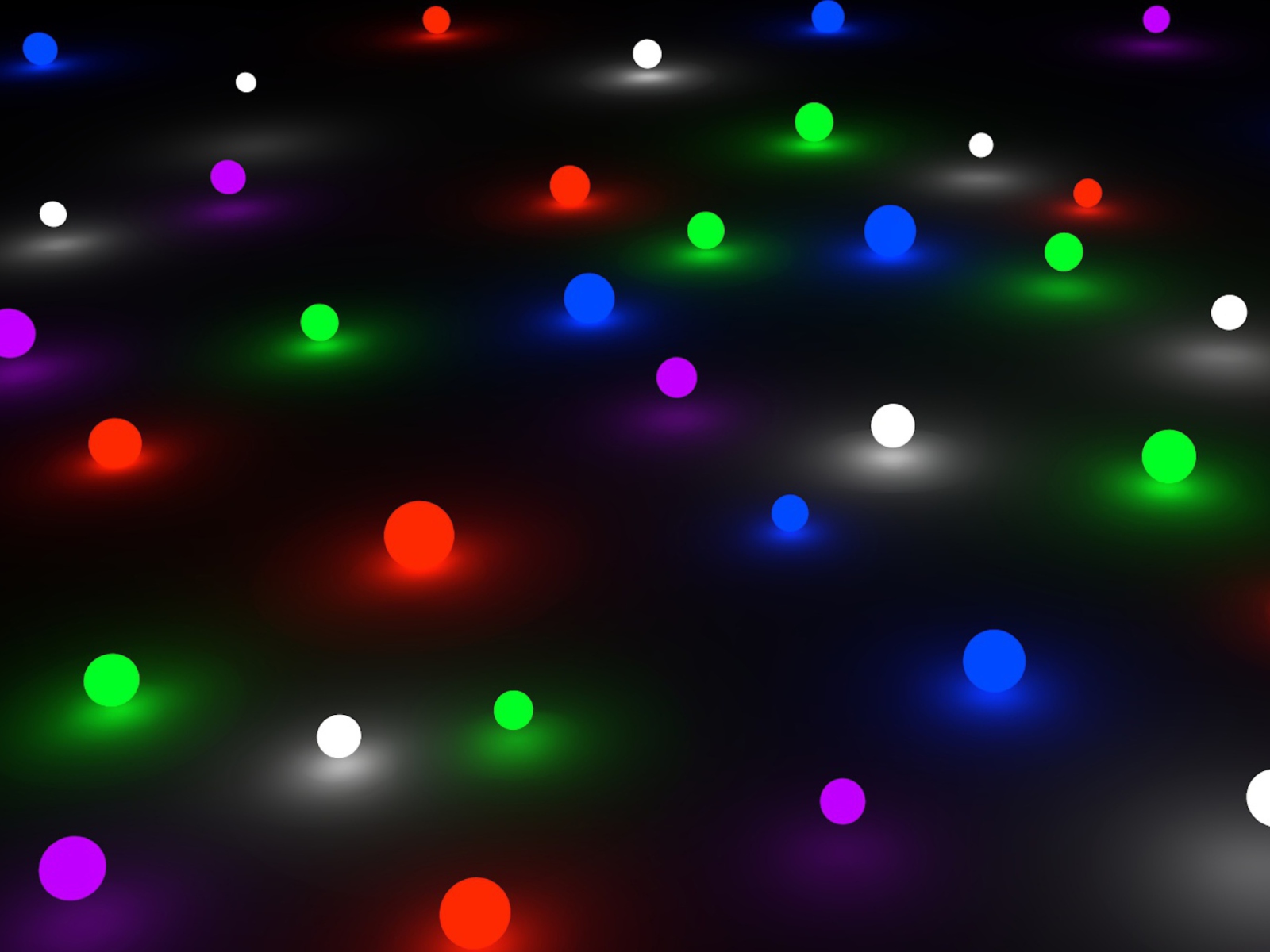 Screenshot №1 pro téma Glow Marbles 1600x1200