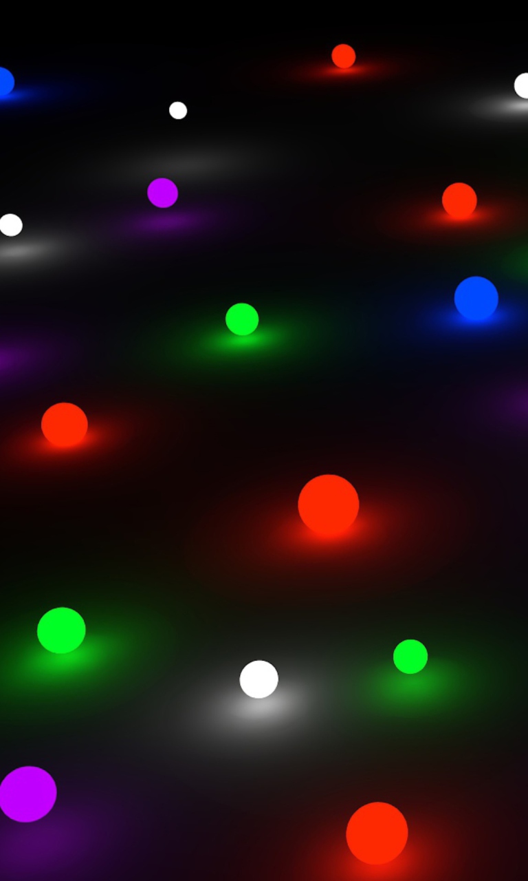 Screenshot №1 pro téma Glow Marbles 768x1280