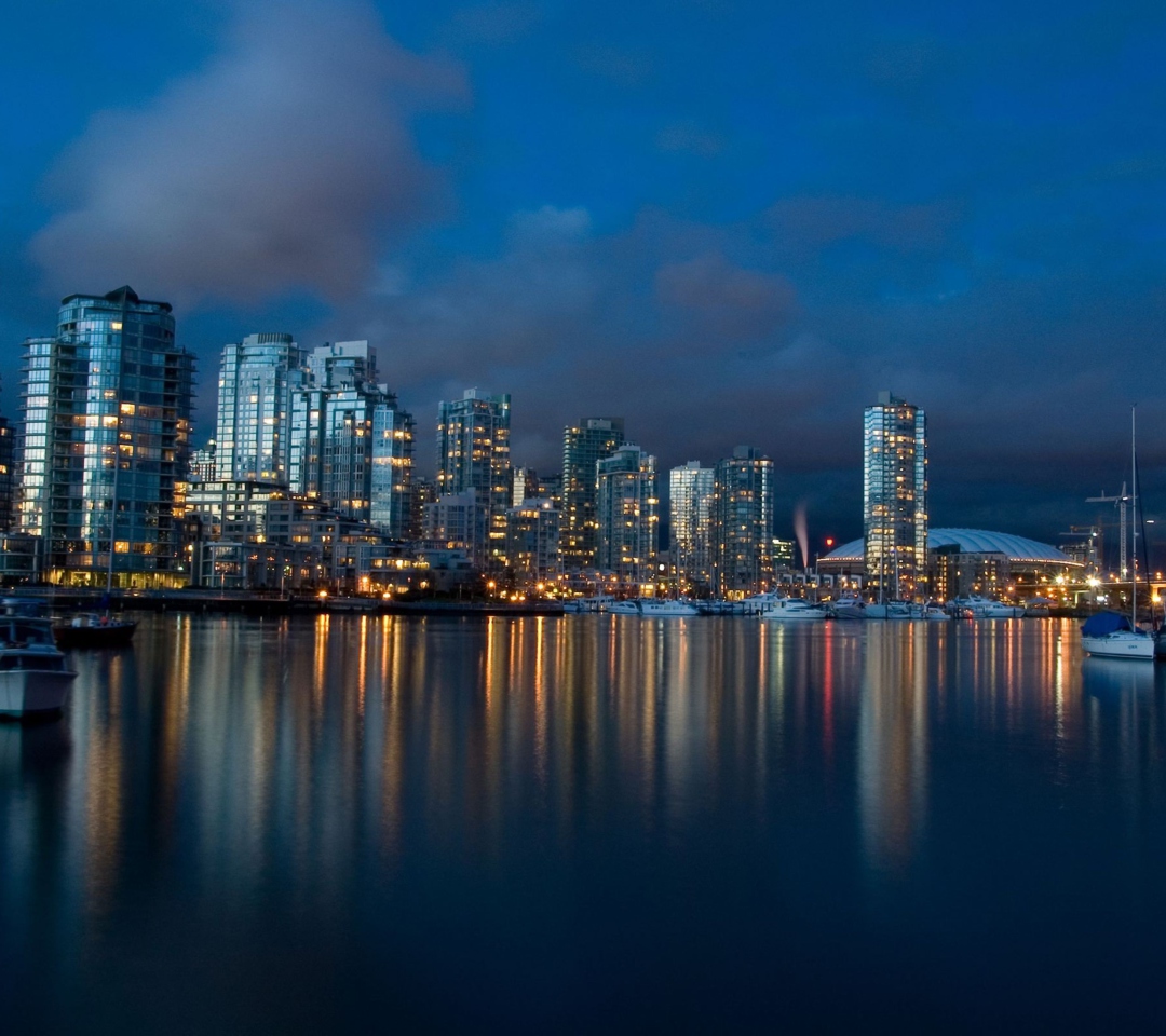 Das Vancouver Night Wallpaper 1080x960