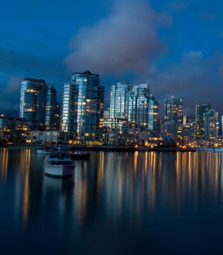 Vancouver Night - Obrázkek zdarma pro iPhone 5