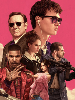 Fondo de pantalla Baby Driver 2017 Film 240x320