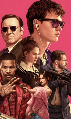 Fondo de pantalla Baby Driver 2017 Film 240x400