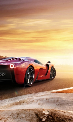 Fondo de pantalla Ferrari 458 Concept 240x400