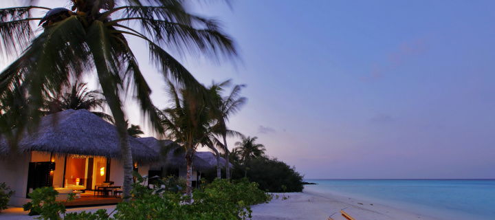 Fondo de pantalla Exotic Beach Rosalie Bay, Dominica 720x320