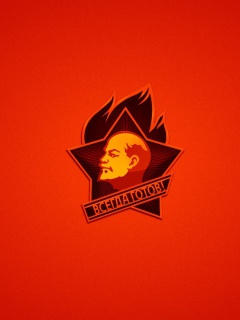 Fondo de pantalla Lenin in USSR 240x320