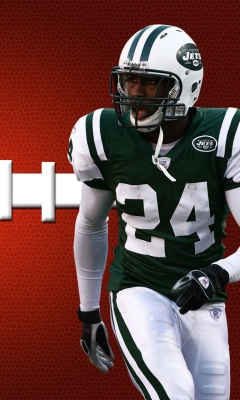 Screenshot №1 pro téma Darrelle Revis - New York Jets 240x400