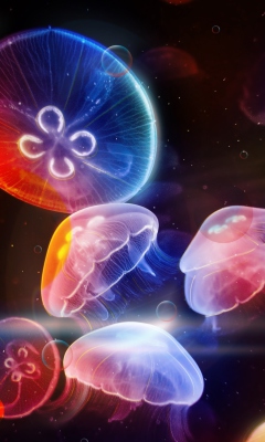 Screenshot №1 pro téma Underwater Jellyfishes 240x400