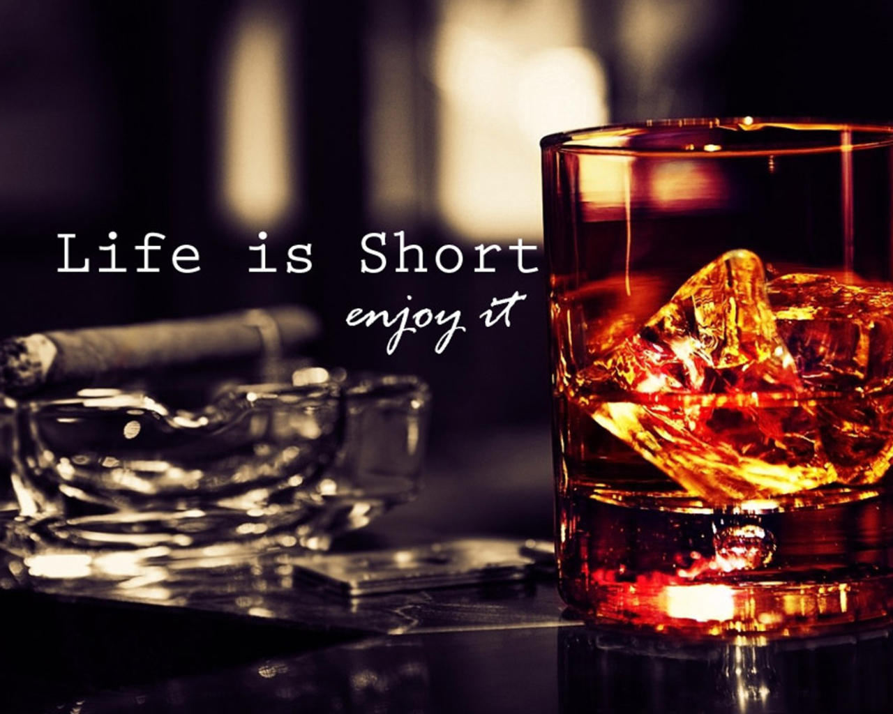 Life is short, so enjoy it screenshot #1 1280x1024