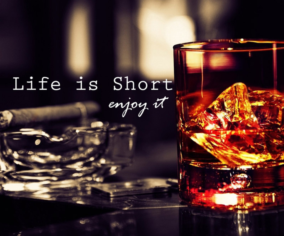 Life is short, so enjoy it screenshot #1 960x800