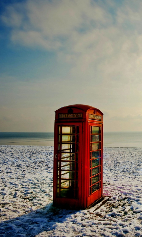 Phone Booth wallpaper 480x800