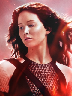 Screenshot №1 pro téma Katniss In The Hunger Games Catching Fire 240x320