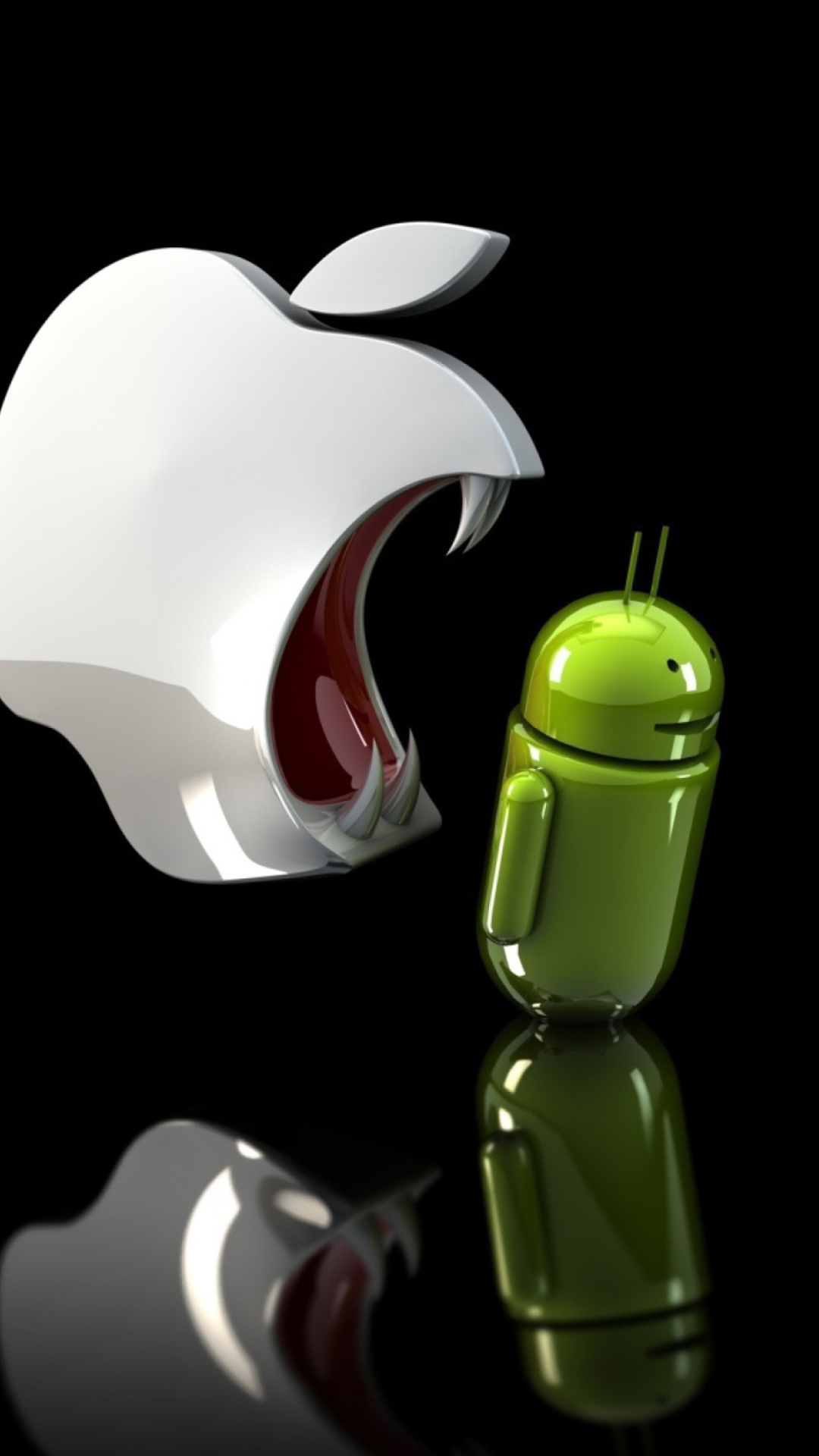 Apple Against Android wallpaper 1080x1920