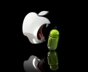 Apple Against Android wallpaper 176x144