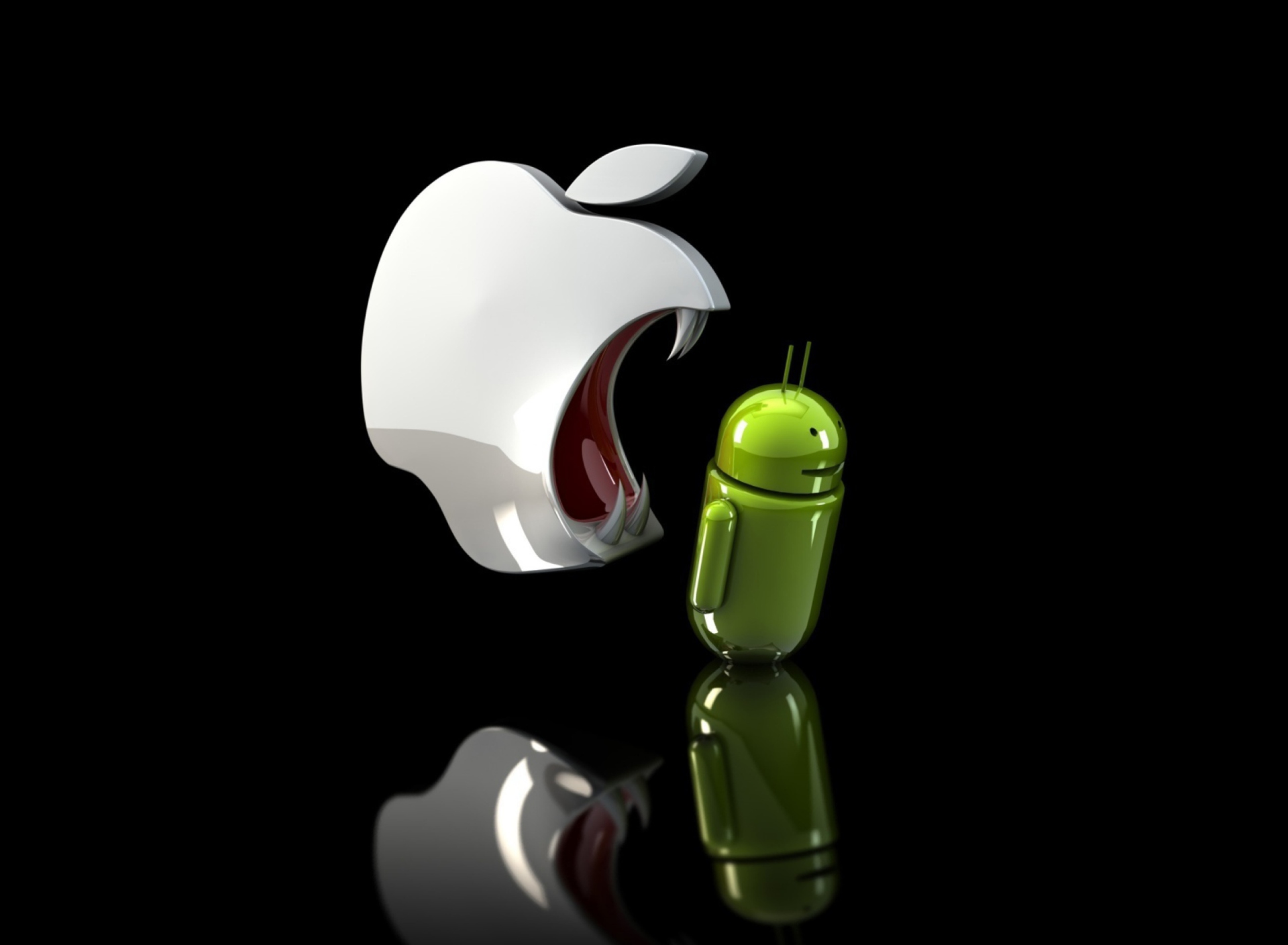 Обои Apple Against Android 1920x1408