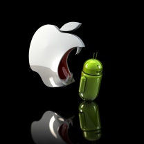 Обои Apple Against Android 208x208