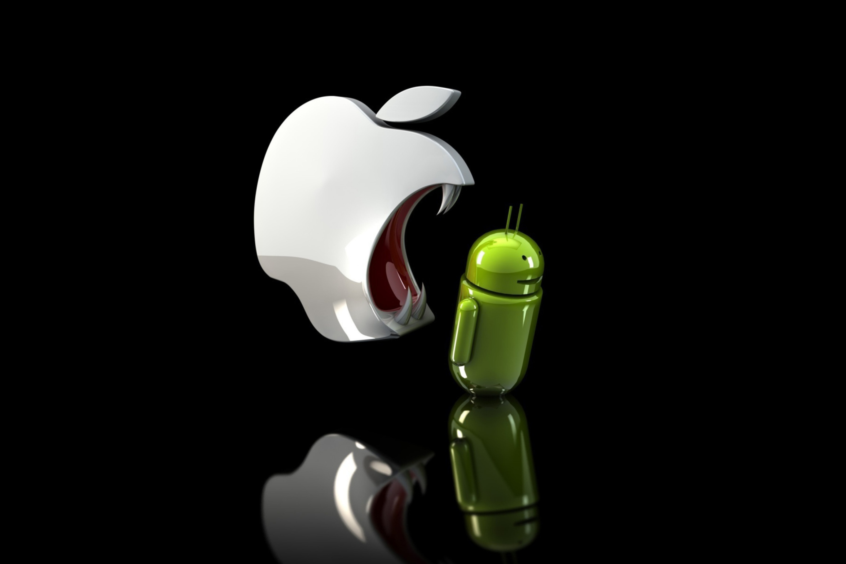 Apple Against Android wallpaper 2880x1920