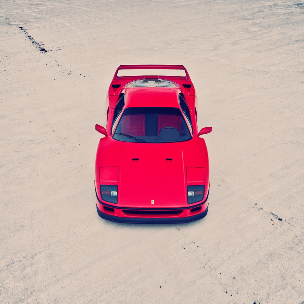 Screenshot №1 pro téma Red Ferrari F40 Top Angle 1024x1024