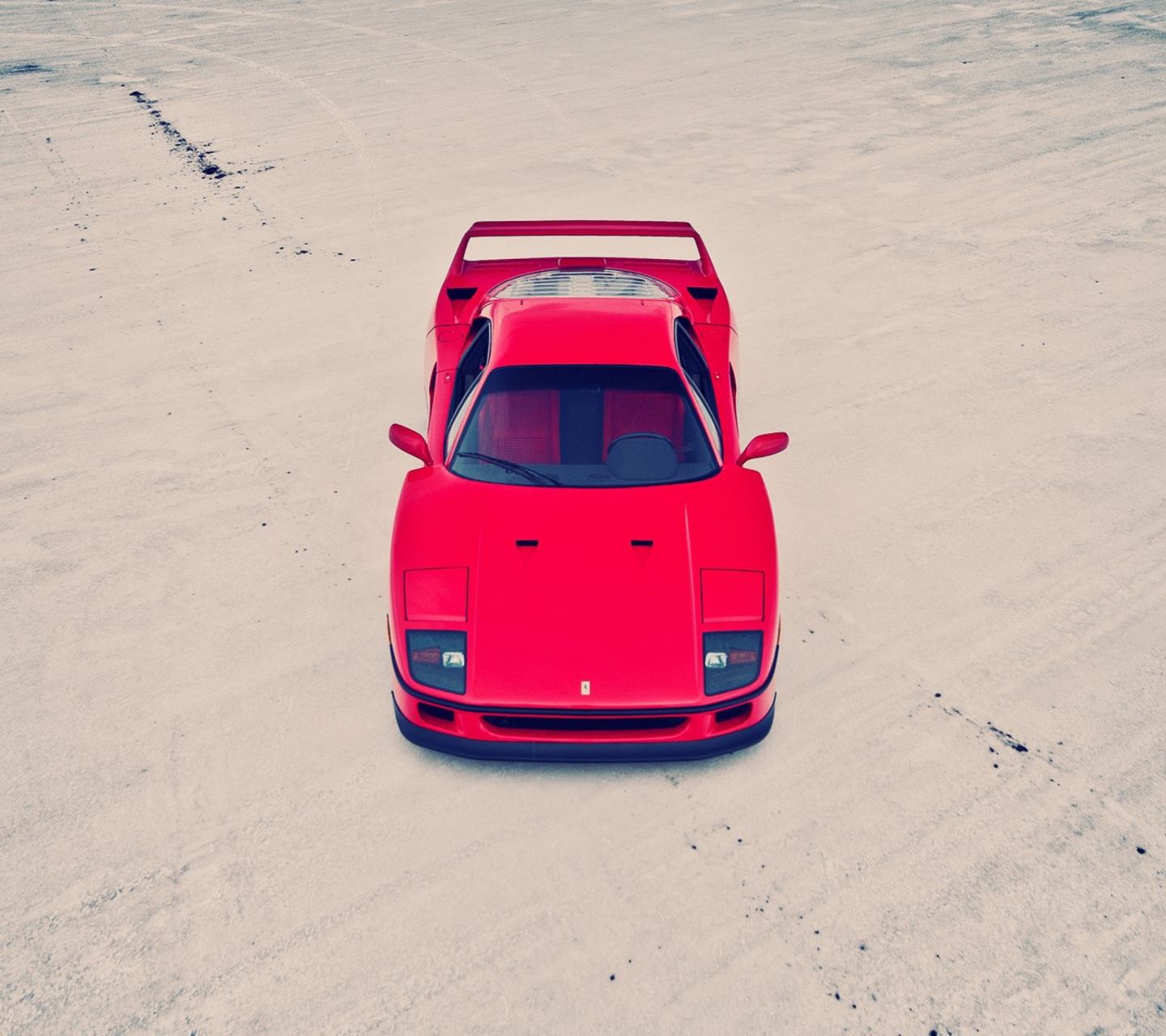 Screenshot №1 pro téma Red Ferrari F40 Top Angle 1440x1280