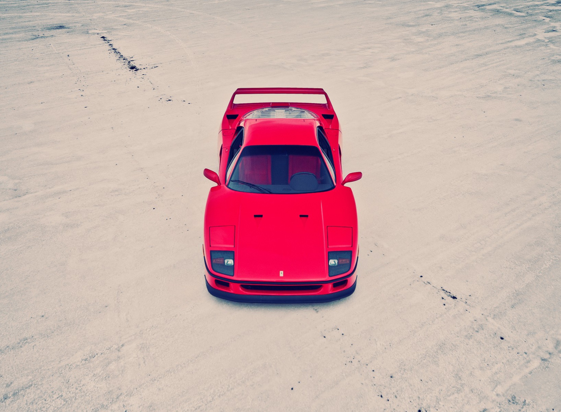 Screenshot №1 pro téma Red Ferrari F40 Top Angle 1920x1408