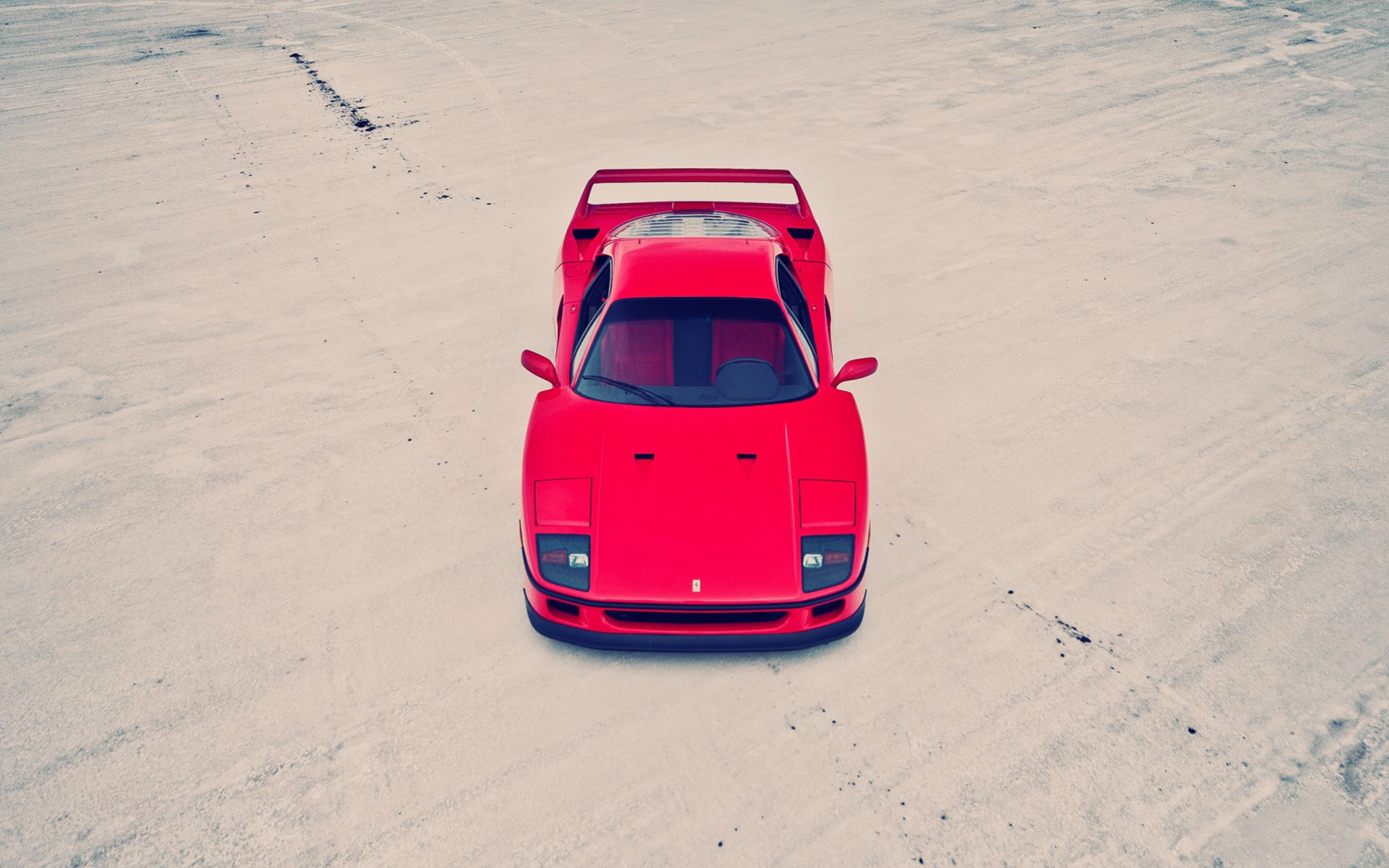 Screenshot №1 pro téma Red Ferrari F40 Top Angle 2560x1600