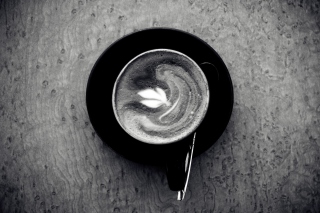 Black And White Coffee Cup - Obrázkek zdarma 