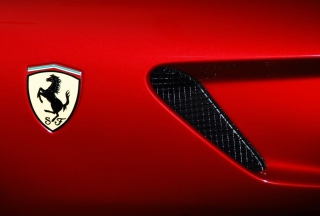 Ferrari Logo - Obrázkek zdarma pro Fullscreen Desktop 1400x1050
