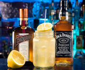 Sfondi Cointreau and Jack Daniels 176x144