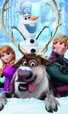 Fondo de pantalla Frozen, Walt Disney 240x400