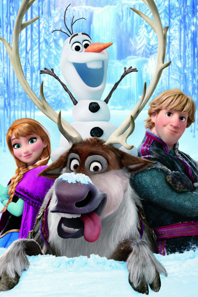 Fondo de pantalla Frozen, Walt Disney 640x960
