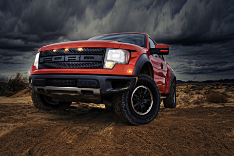 Screenshot №1 pro téma Ford F-150 SVT Raptor 480x320