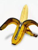 Fondo de pantalla Funny banana as zipper 132x176