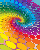 Das Colored Dots Wallpaper 128x160