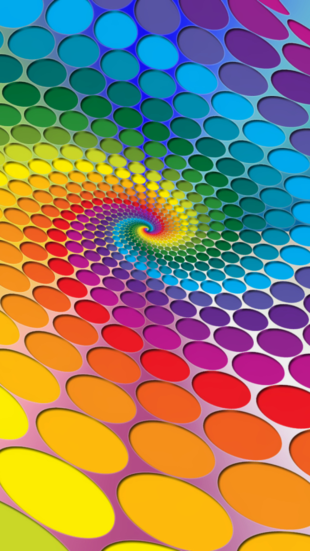 Colored Dots wallpaper 640x1136