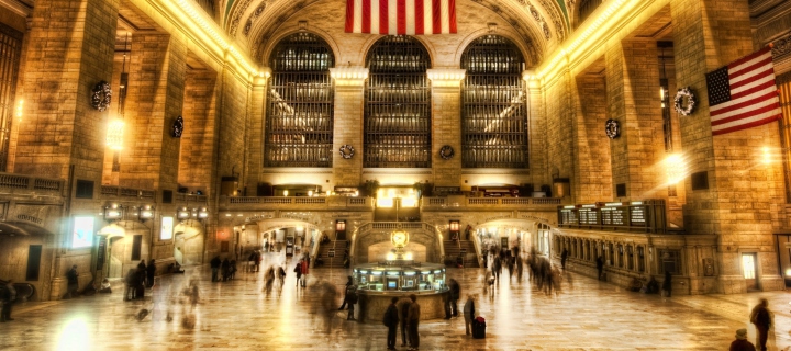 Sfondi New York, Grand Central 720x320