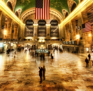 New York, Grand Central papel de parede para celular para 128x128