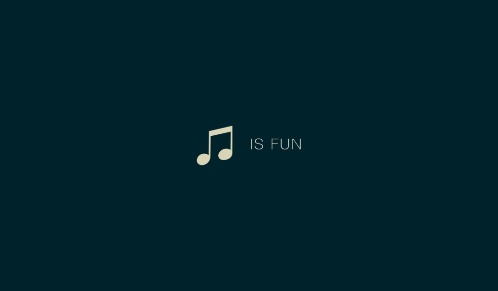 Fondo de pantalla Music Is Fun 1024x600