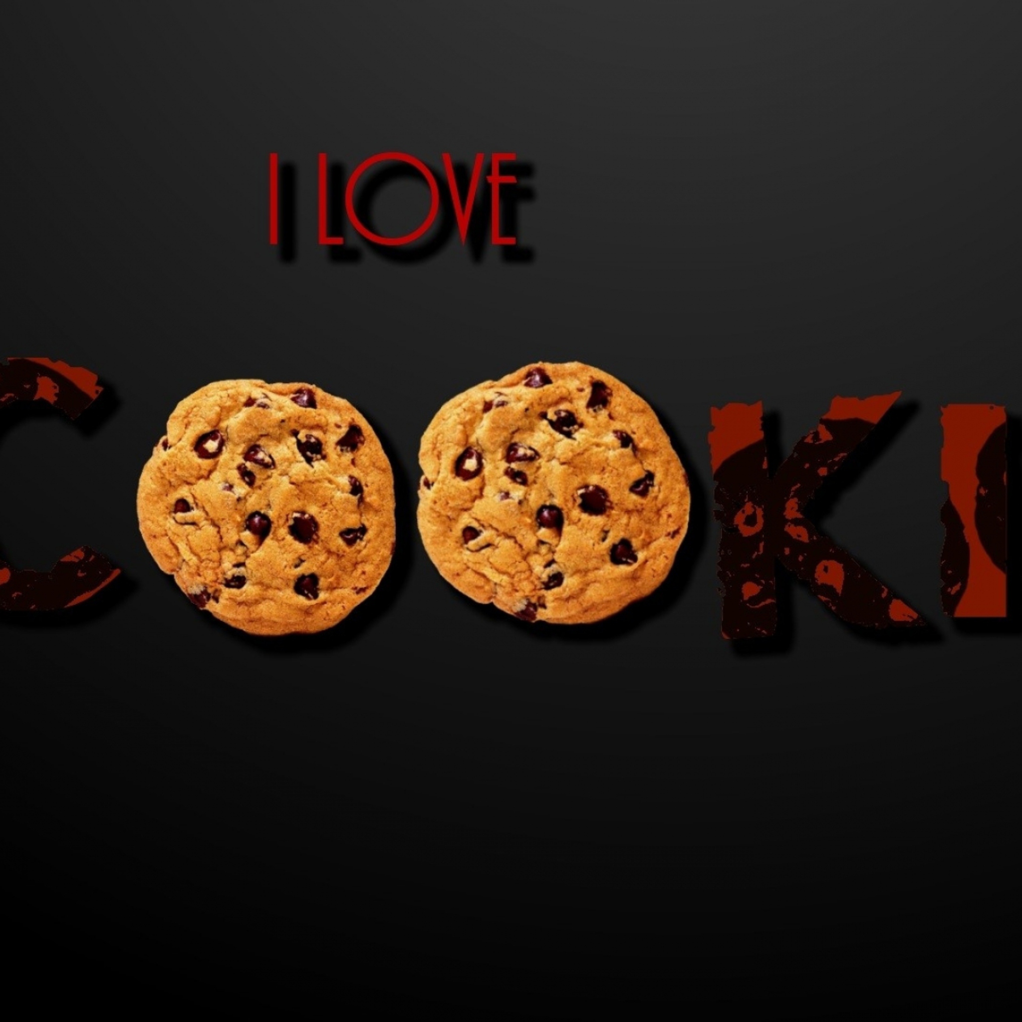 Das I Love Cookies Wallpaper 2048x2048