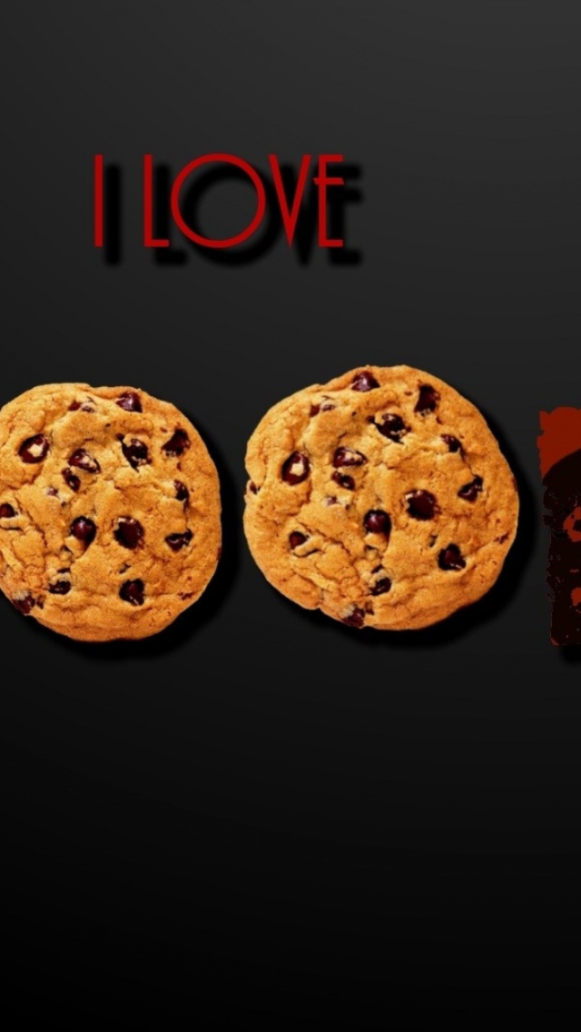 I Love Cookies wallpaper 640x1136