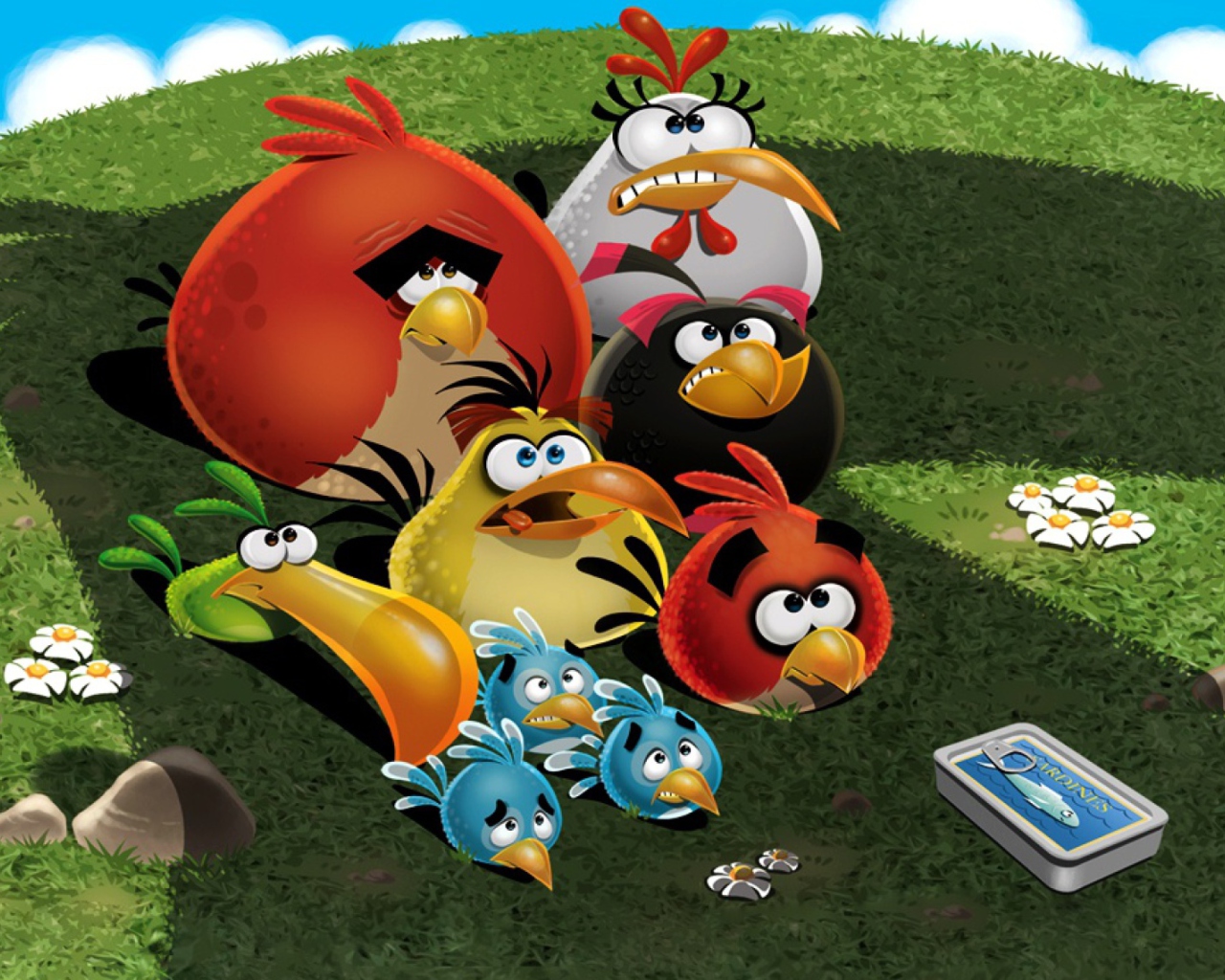Screenshot №1 pro téma Angry Birds 1280x1024