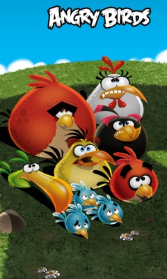Angry Birds screenshot #1 240x400
