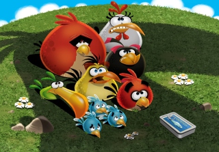 Angry Birds - Obrázkek zdarma pro Samsung Galaxy Tab 4G LTE