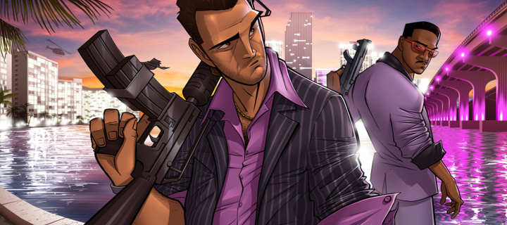 Sfondi Tommy Vercetti in Grand Theft Auto Vice City 720x320