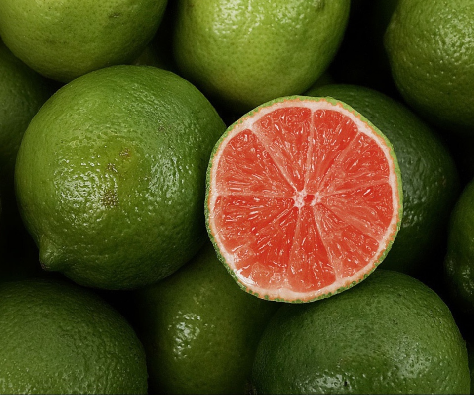 Das Green Lemons Wallpaper 960x800